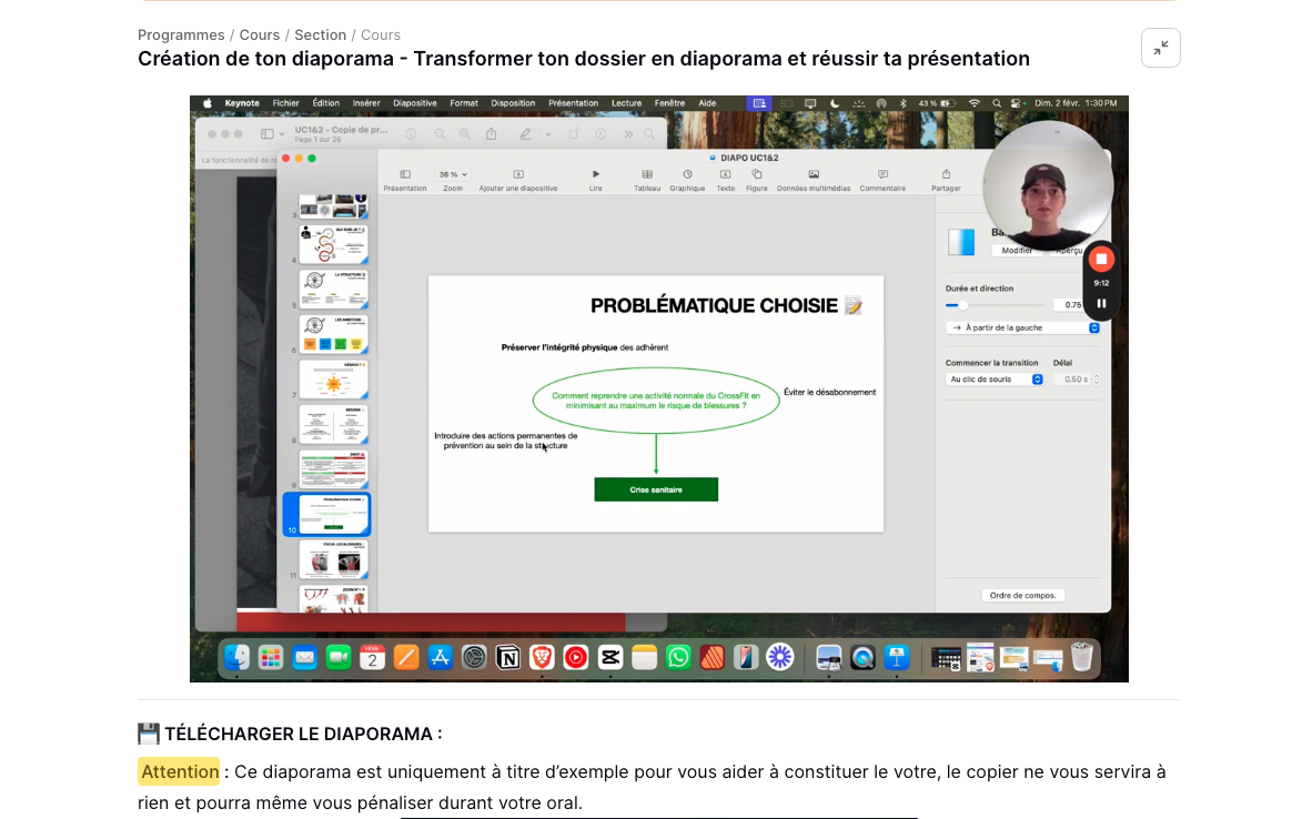 Dossier UC 1 & 2 — PDF + PowerPoint de présentation BPJEPS